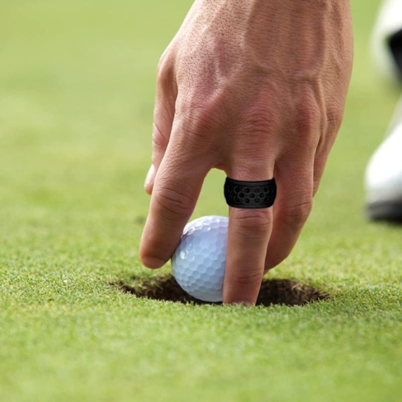 MAZEL Golf Ball Surface Design Breathable Silicone Ring for Golf Men & Women,Pack of 10 - Image 5